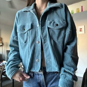 Cropped Corduroy Jacket